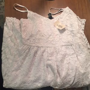 white lace dress